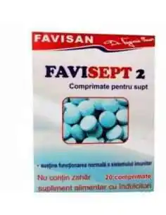 FAVISEPT 2 20CPR DE SUPT FARA ZAHAR Favisan, Imunitate si raceala