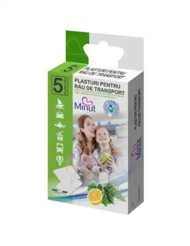 PLASTURI PENTRU RAU DE TRANSPORT 5BUC/CUT Minut, UNGUENTE/CREME/GELURI