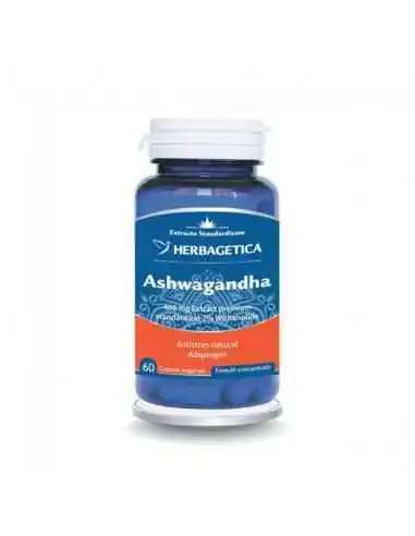 ASHWAGANDHA 60 capsule Herbagetica, Sistemul nervos