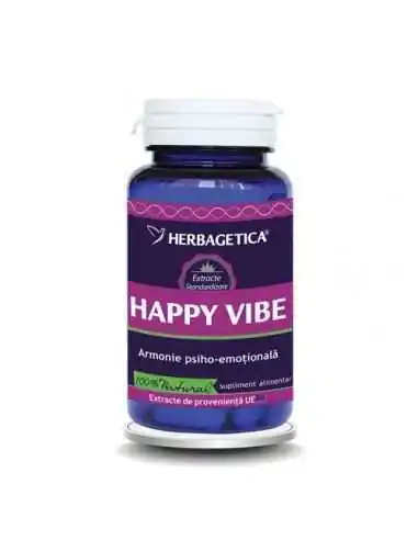 HAPPY VIBE 60 CPS Herbagetica, Sistemul nervos