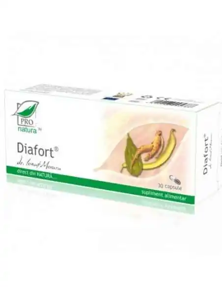 Diafort 30 capsule Pro Natura, Terapia Diabetului