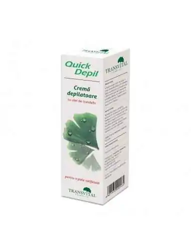 Quick depil - Crema depilatoare 125 ml Transvital, UNGUENTE/CREME/GELURI