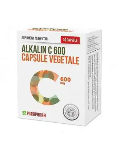 Alkalin C 600 - capsule vegetale 30 capsule, Imunitate si raceala