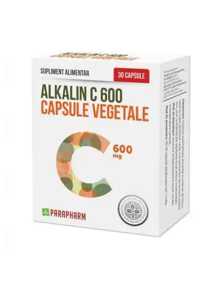 Alkalin C 600 - capsule vegetale 30 capsule, Imunitate si raceala