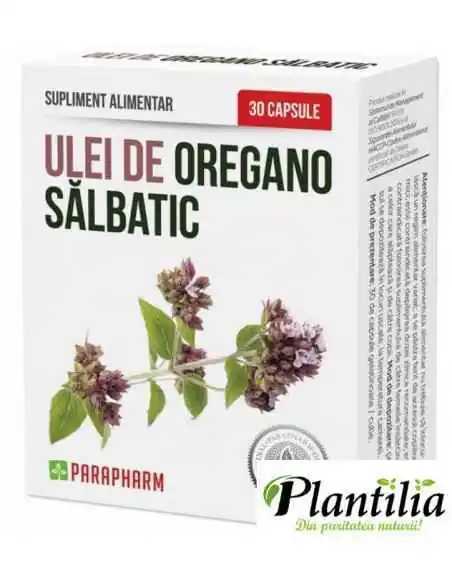 Ulei de oregano salbatic 30 capsule Parapharm, Fortificarea organismului