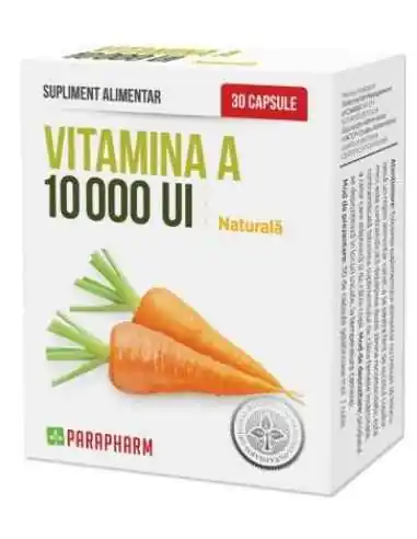 Vitamina A 10000UI 30 capsule Parapharm, Sanatatea pielii