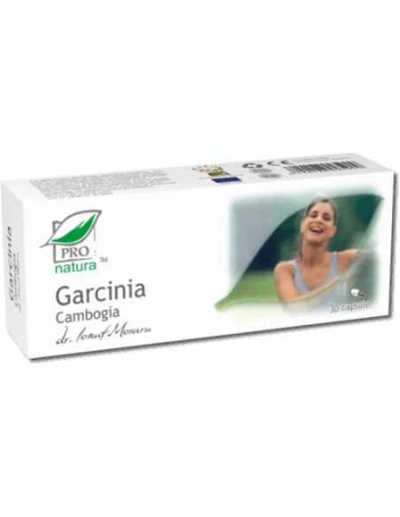 Garcinia Cambogia 30 capsule Pro Natura, Slabire