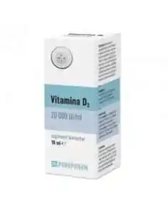 Vitamina D3 20000 UI, 10ml Parapharm, Imunitate si raceala