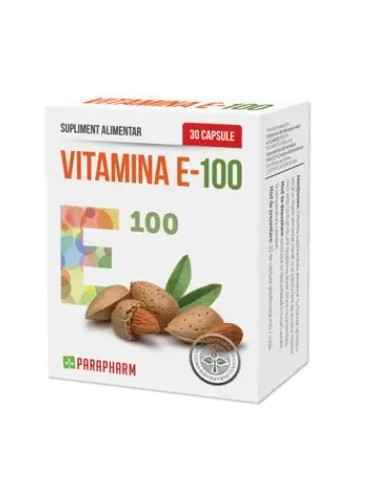 Vitamina E-100, 30 cps Parapharm, Sanatatea pielii