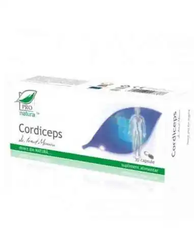 Cordiceps 30 capsule Pro Natura, VITAMINE SI MINERALE