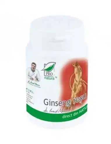 GINSENG ROSU 60CPS Medica, Slabire