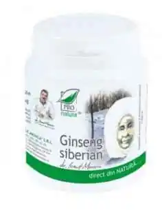 GINSENG SIBERIAN 60CPS Medica, Imunitate si raceala