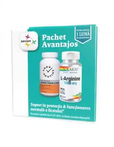 L-ARGININE 30CPR+GUARD-YOUR-LIVER 30CP PROMO Secom Good Routine, CATEGORII PRODUSE