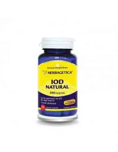 IOD NATURAL 30cps Herbagetica, Tulburari Hormonale