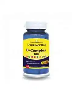 B-complex 100 60 cps Herbagetica, VITAMINE SI MINERALE