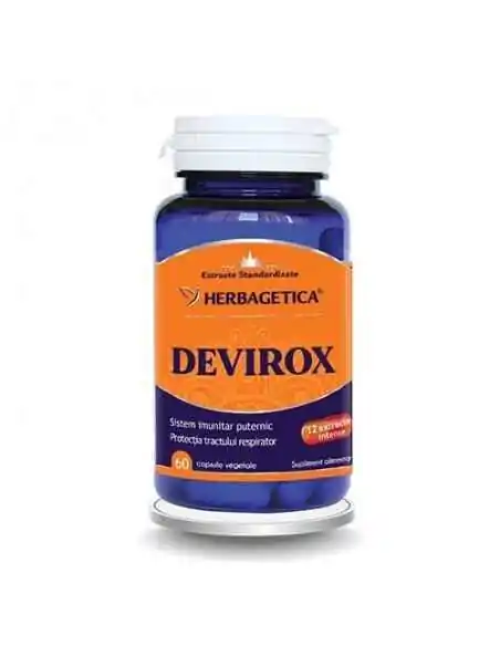 DEVIROX 60 cps Herbagetica, Imunitate si raceala