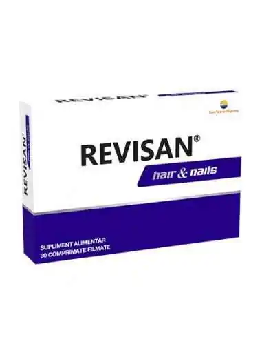 Revisan Hair & Nails 30 capsule Sun Wave Pharma, Sanatatea pielii