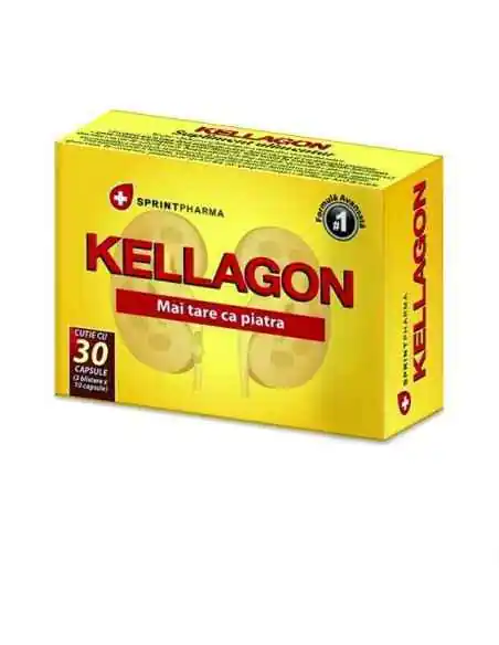 Kellagon 30 capsule SprintPharma, REMEDII NATURISTE