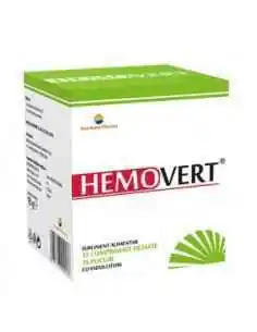 HEMOVERT 15CPR/15PLICURI SUNWAVE PHARMA, REMEDII NATURISTE