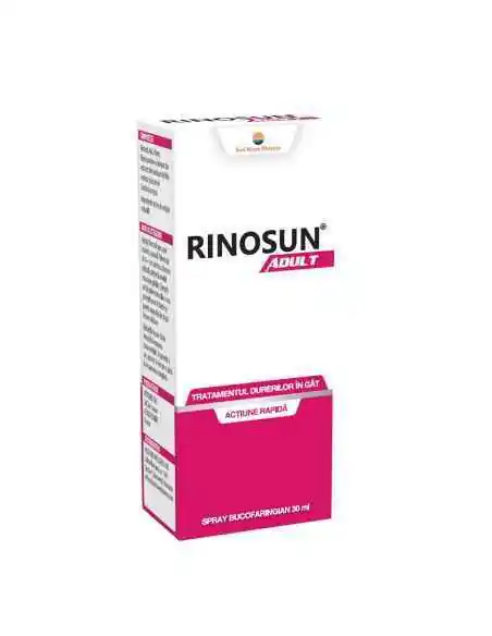 RINOSUN ADULT SPRAY BUCOFARINGIAN 30ML SUNWAVE PHARMA, Raceala si gripa