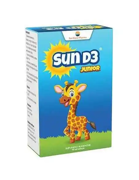SUN D3 JUNIOR PICATURI 10ML SUNWAVE PHARMA, Stres