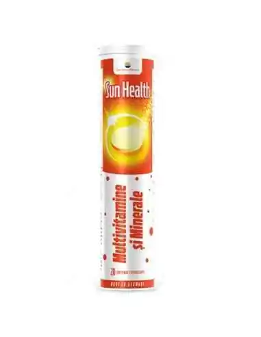 SUN HEALTH MULTIVIT&MINERAL 20CPR EFF SUNWAVE PHARMA, VITAMINE SI MINERALE