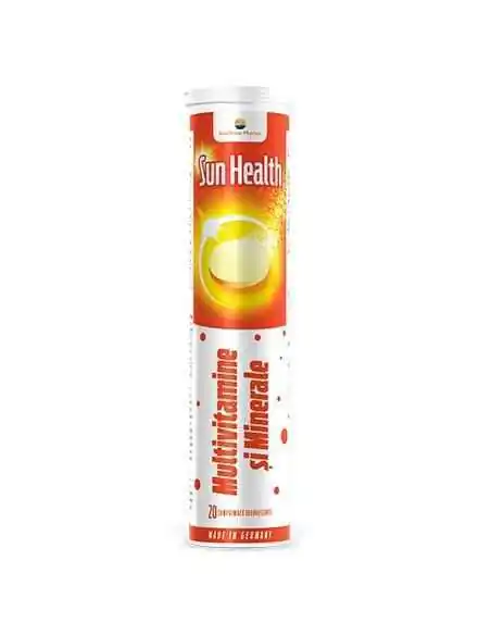 SUN HEALTH MULTIVIT&MINERAL 20CPR EFF SUNWAVE PHARMA, VITAMINE SI MINERALE