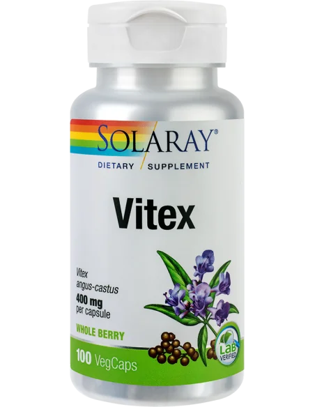 Vitex 400mg 100 capsule Solaray, Tulburari Hormonale