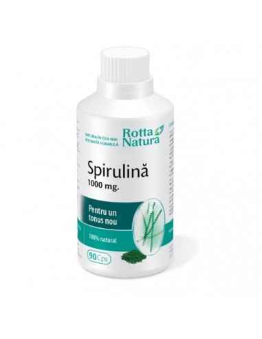 Spirulina 1000 mg 90 capsule Rotta Natura, Stres