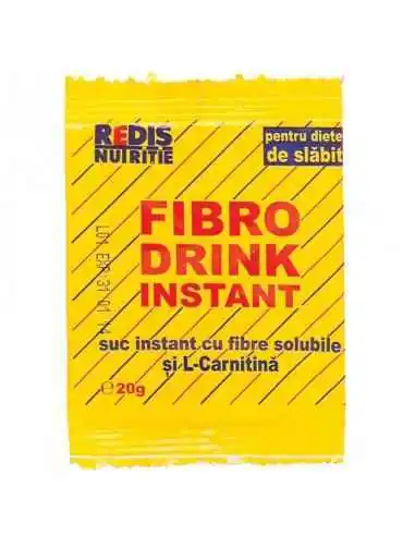 FIBRO DRINK INSTANT 20 g/plic Redis, REMEDII NATURISTE