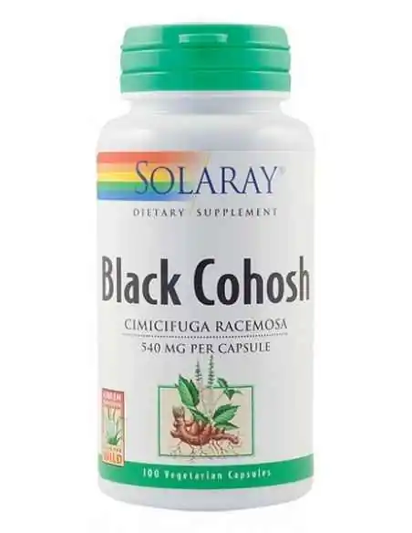 Black Cohosh 540mg 100 capsule Solaray, Tulburari Hormonale