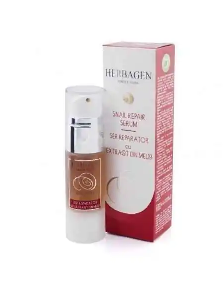 Ser Reparator cu extract din melc 30 ml Herbagen, Sanatatea pielii