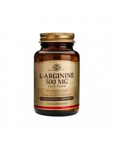 L-Arginine 500 mg 50 capsule Solgar, REMEDII NATURISTE