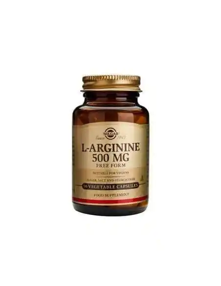 L-Arginine 500 mg 50 capsule Solgar, REMEDII NATURISTE