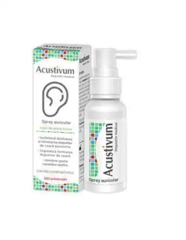 ACUSTIVUM SPRAY AURICULAR 20ML Zdrovit, REMEDII NATURISTE