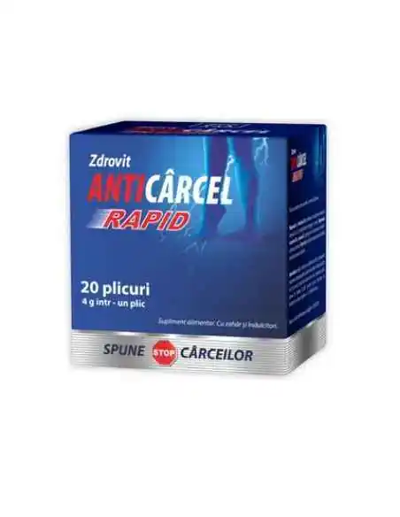 ANTICARCEL RAPID 20DOZE Zdrovit, REMEDII NATURISTE