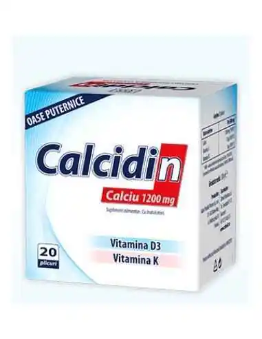 CALCIDIN 1200MG 20DZ Zdrovit, VITAMINE SI MINERALE