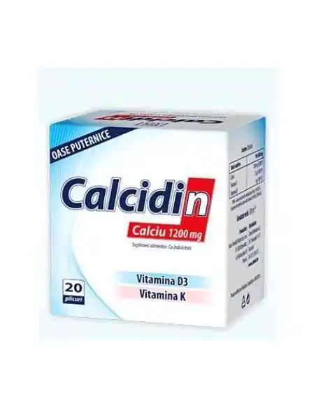 CALCIDIN 1200MG 20DZ Zdrovit, VITAMINE SI MINERALE