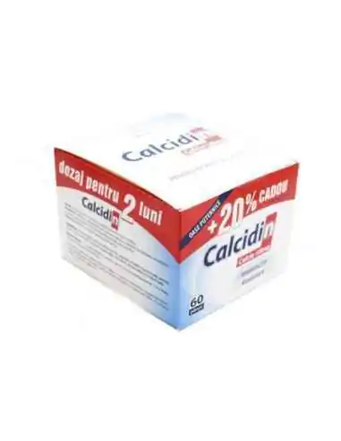 CALCIDIN 1200MG 60DZ (20% GRATIS) Zdrovit, VITAMINE SI MINERALE