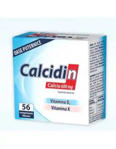 CALCIDIN 56CPR Zdrovit, VITAMINE SI MINERALE