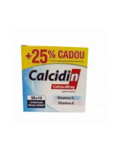 CALCIDIN 56CPR + 14 cpr Zdrovit, VITAMINE SI MINERALE