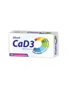 CALCIU+VIT D3 50CPR Zdrovit, VITAMINE SI MINERALE