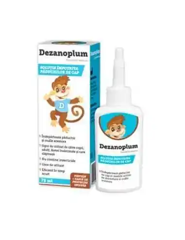 DEZANOPLUM SOLUTIE IMPOTRIVA PADUCHILOR DE CAP 75ML Zdrovit, REMEDII NATURISTE