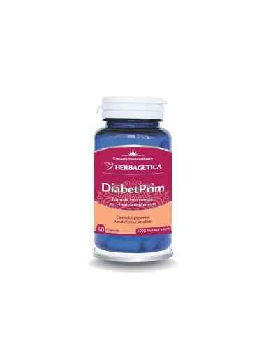 DiabetPrim 60 capsule Herbagetica, Terapia Diabetului