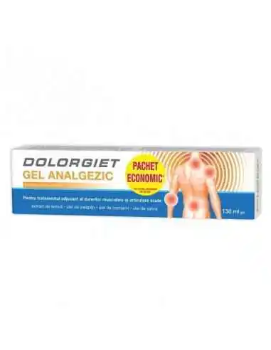 DOLORGIET GEL ANALGEZIC 130 ml Zdrovit, REMEDII NATURISTE