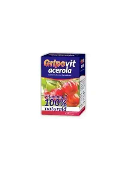 GRIPOVIT ACEROLA DE SUPT 60CPR Zdrovit, REMEDII NATURISTE