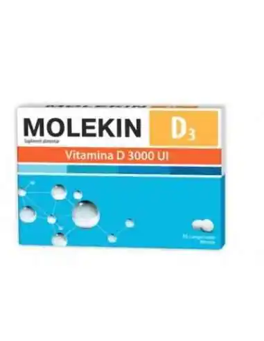 MOLEKIN D3 3000UI 30CPR Zdrovit, REMEDII NATURISTE