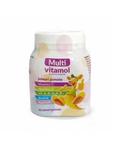 MULTIVITAMOL JELEURI +4 ANI  50BUC Zdrovit, VITAMINE SI MINERALE