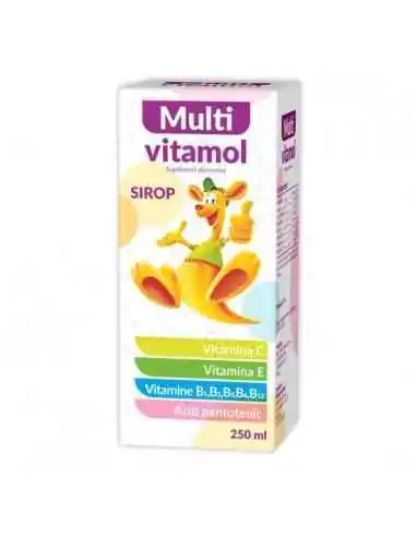 MULTIVITAMOL SIROP +1 AN 250ML Zdrovit, VITAMINE SI MINERALE