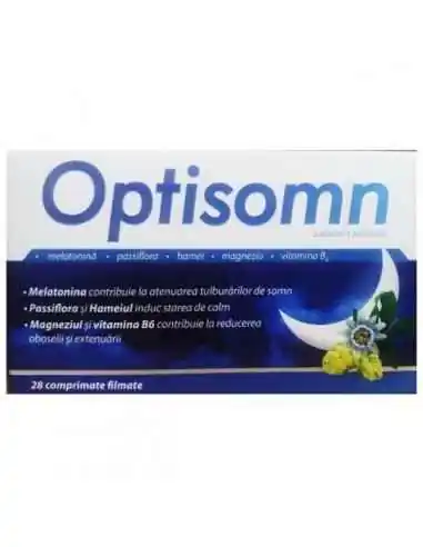 OPTISOMN 28CPR Zdrovit, VITAMINE SI MINERALE